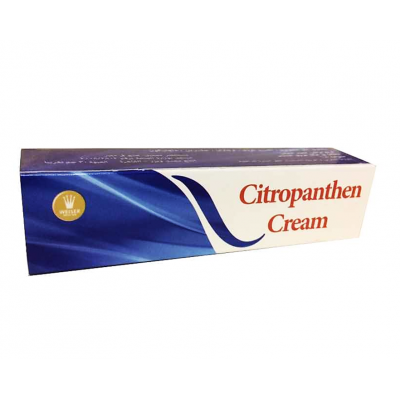 CITROPANTHEN CREAM ( PANTHENOL + ZINC OXIDE + IRGASAN + GLYCERIN + DIMETHICONE ) 30 GM